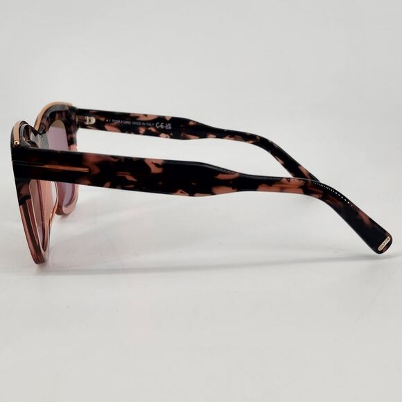 Tom Ford Julie Semi Cat Eye Tortoise Shell Women's Sunglasses - Picture 6 of 13